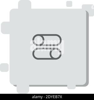 controls risk line icon vector illustration Stock Vector Image & Art ...