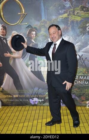 Director Sam Raimi arrives for the premiere of his latest film Spider ...