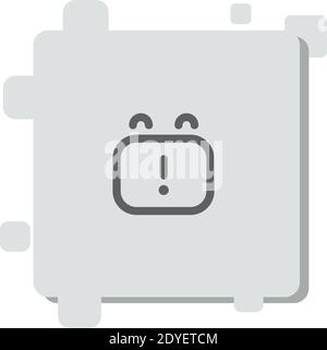 term vector icon modern simple vector illustration Stock Vector