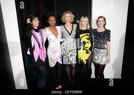 Melanie Doutey, Inna Modja, Alexandra Lamy, Audrey Lamy and Anne Marivin attending the Leonard Store Opening party in Paris, France, on March 22, 2013. Photo by ABACAPRESS.COM Stock Photo