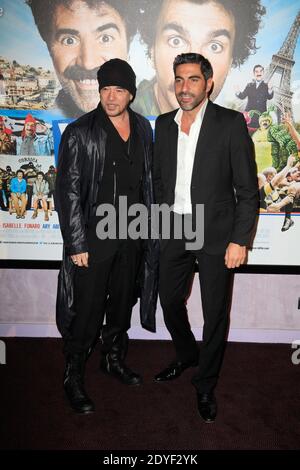 Pascal Obispo and Ary Abittan attending the premiere of 'Vive la France' held at the cinema UGC Bercy in Paris, France, on February 19, 2013. Photo by ABACAPRESS.COM Stock Photo