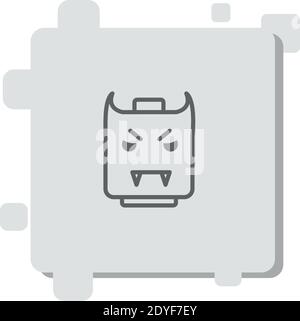 vampire vector icon modern simple vector illustration Stock Vector