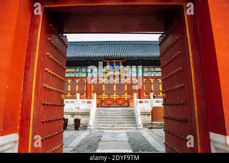 Temple of Heaven, historic architecture in Beijing, China Stock Photo