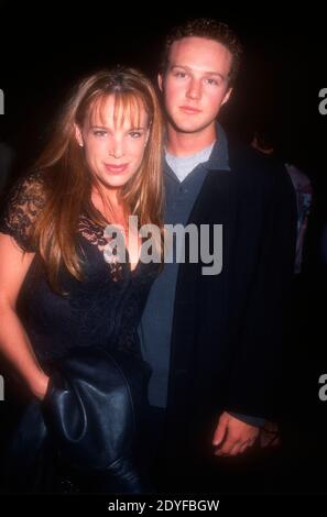 West Hollywood, California, USA 25th April 1996 Actress Devon Odessa and actor Devon Gummersall attend Miramax Films 'The Pallbearer' Premiere at DGA Theatre on April 25, 1996 in West Hollywood, California, USA. Photo by Barry King/Alamy Stock Photo Stock Photo