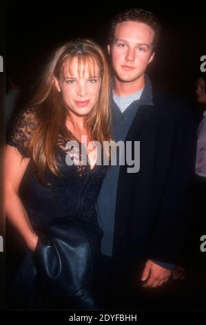 West Hollywood, California, USA 25th April 1996 Actress Devon Odessa and actor Devon Gummersall attend Miramax Films 'The Pallbearer' Premiere at DGA Theatre on April 25, 1996 in West Hollywood, California, USA. Photo by Barry King/Alamy Stock Photo Stock Photo