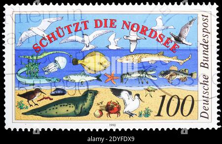 Stamp: Letters as Kite (Germany, Federal Republic(World of the