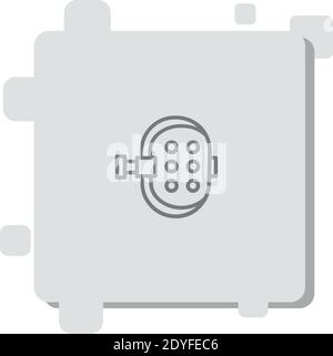 knee pad vector icon modern simple vector illustration Stock Vector
