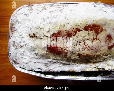 Fluffy Greek Orange Cake Stock Photo