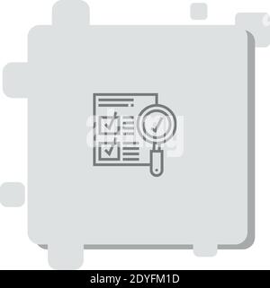 approval vector icon modern simple vector illustration Stock Vector