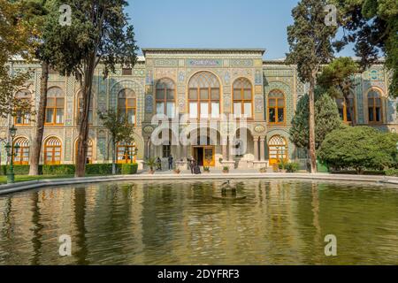 Talar-e-Salam building of Golestan Palace in Tehran, Iran,which is a UNESCO World Heritage site Stock Photo