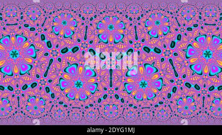 Abstract fractal multi-colored symmetrical background. Stock Photo