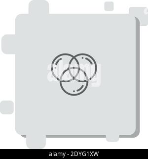rgb vector icon modern simple vector illustration Stock Vector