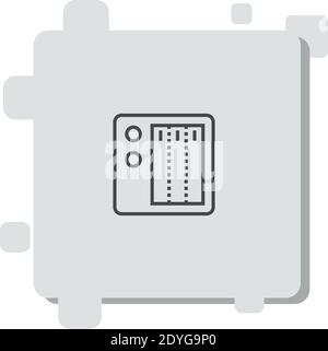 nas vector icon modern simple vector illustration Stock Vector