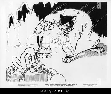 WALT DISNEY's PLUTO in Cat Hell in PLUTO'S JUDGEMENT DAY 1935 director DAVID HAND Walt Disney Productions / United Artists Stock Photo