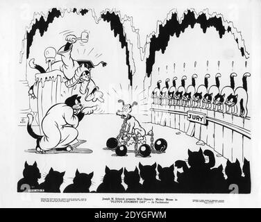 WALT DISNEY's PLUTO in Cat Hell in PLUTO'S JUDGEMENT DAY 1935 director DAVID HAND Walt Disney Productions / United Artists Stock Photo