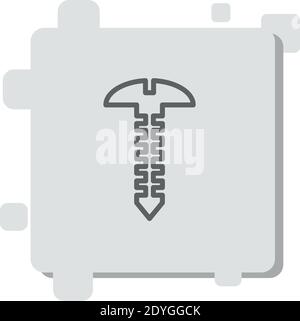 zipper outline vector icon modern simple vector illustration Stock Vector