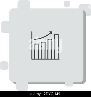 bar vector icon modern simple vector illustration Stock Vector