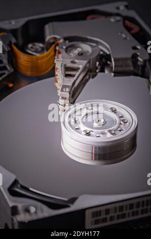 hard disk  (all logos, inscriptions and markings removed) Stock Photo