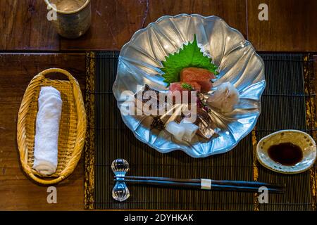 Typical Japanese Dinner by Atsuko Kato Stock Photo