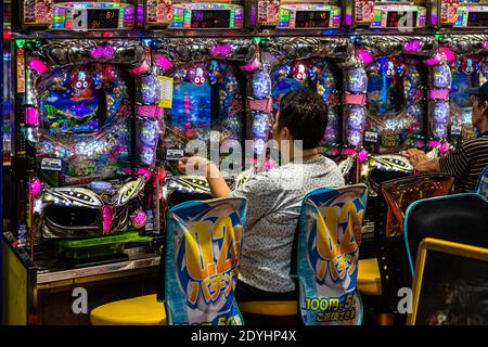 Pachinko Arcade Game in Ito, Japan