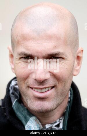 New Real Madrid Coach Zinedine Zidane - New Real Madrid Coach Zinedine Zidane - New Real Madrid Coach Zinedine Zidane - New Real Madrid Coach Zinedine Zidane - New Real Madrid Coach Zinedine Zidane - New Real Madrid Coach Zinedine Zidane - New Real Madrid Coach Zinedine Zidane - Former French soccer player and Real Madrid's sporting director Zinedine Zidane at the Girondins de Bordeaux Training center in Hailan, Bordeaux, France on April 11, 2013. Zinedine prepares his sports instructor level 2 (BE2) to become a football coach. Photo Bernard-Salinier/ABACAPRESS.COM Stock Photo