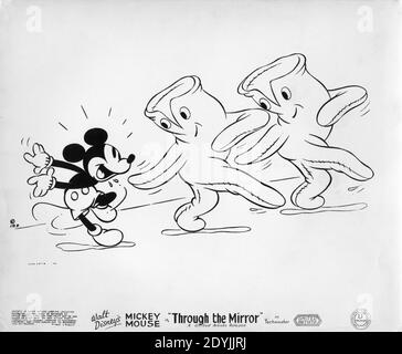 WALT DISNEY's MICKEY MOUSE in THRU THE MIRROR 1936 director DAVID HAND Walt Disney Productions / United Artists