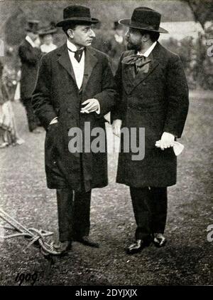 Landon Ronald & Henry Wood, 1909. Stock Photo