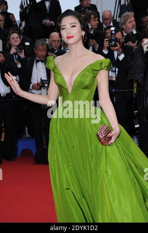 Zhang Yuki arriving for The Great Gatsby screening and the opening
