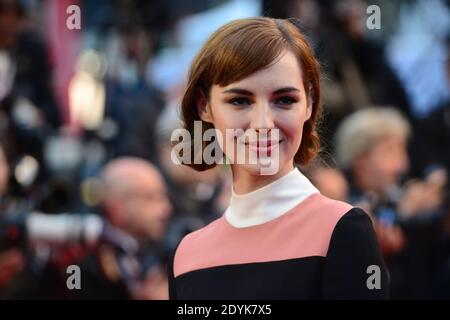 Louise Bourgoin arrives for the screening of 'Jimmy P' on the 4th day of 66th Film Festival in Cannes, France on May 18, 2013. Photo by Ammar Abd Rabbo/ABACAPRESS.COM Stock Photo