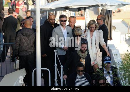 Justin Timberlake appearing on Canal + TV show Le Grand Journal