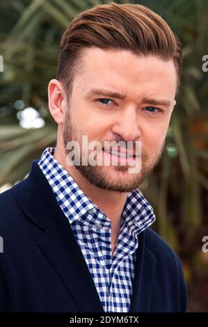 Justin Timberlake at a photocall for the film 'Inside Llewyn Davis' presented in competition as part of the 66th Cannes Film Festival, in Cannes, southern France on May 19, 2013. Photo by Nicolas Genin/ABACAPRESS.COM Stock Photo