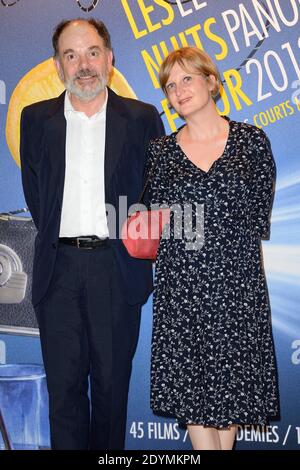 Jean Pierre Darroussin and Anna Novion attending the 'Les Nuits en Or 2013 Le Panorama' Gala Dinner held at UNESCO in Paris, France on June 17, 2013. Photo by Nicolas Briquet/ABACAPRESS.COM Stock Photo