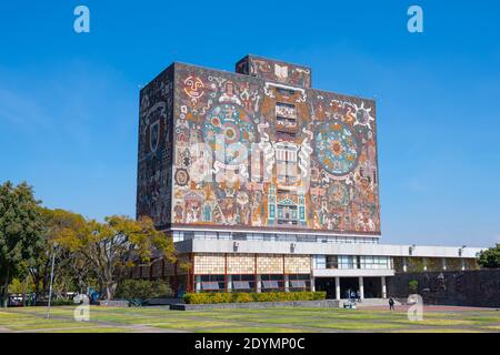 Central Library Biblioteca At National Autonomous University Of Mexico ...