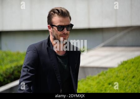 David Beckham Spotted In Ben Sherman, Saint Laurent & Louis Vuitton – PAUSE  Online