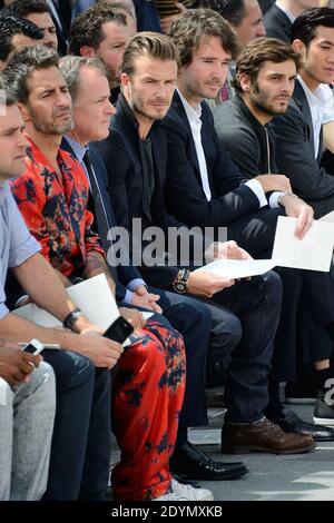 Paris Fashion Week Men's Spring /Summer 2014 - Louis Vuitton - Outside  Featuring: David Beckham Where: Paris, France When: 27 Jun 2013 Stock Photo  - Alamy