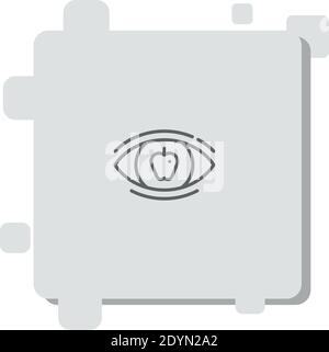 observation vector icon modern simple vector illustration Stock Vector