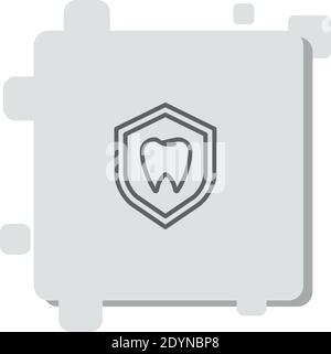 dentist vector icon modern simple vector illustration Stock Vector