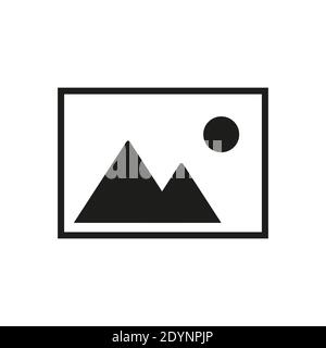 Premium picture icon or logo in line style. High quality sign and symbol on a white background. Vector outline pictogram for infographic, web design Stock Vector