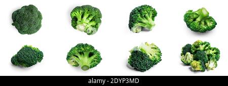 Broccoli on a white background. High quality photo Stock Photo
