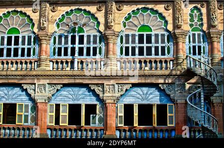 MYSORE,KARNATAKA,INDIA - OCTOBER 20,2019 : Mysore palace inside architecture.Mysore palace, a historical palace and royal residence located within the Stock Photo