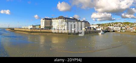 The city of Trouville near Deauville, Normandy, France. Stock Photo