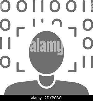 Artificial icon. Monochrome simple Smart Technology icon for templates ...