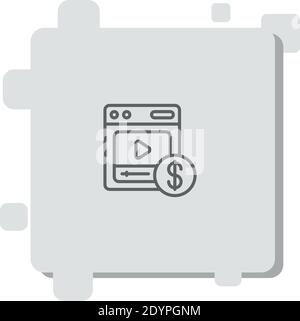 Monetization Simple vector icon Stock Vector Image & Art - Alamy