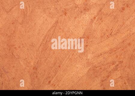 Brown, old paper with brush strokes, texture background Stock Photo