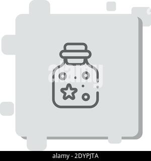 potion vector icon modern simple vector illustration Stock Vector