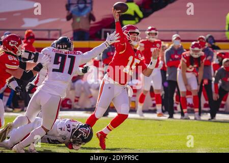 Atlanta Falcons' Grady Jarrett (97) pressures Dallas Cowboys