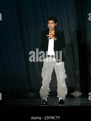 Jamel Debbouze performs his one-man-show in Perpignan, south of France on November 14, 2012. Photo by Michel Clementz/ABACAPRESS.COM Stock Photo