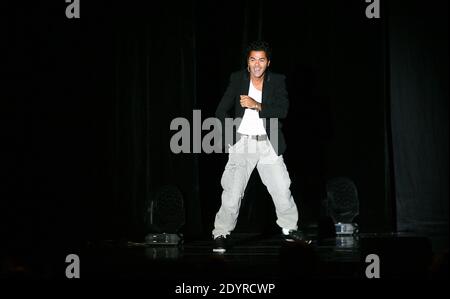 Jamel Debbouze performs his one-man-show in Perpignan, south of France on November 14, 2012. Photo by Michel Clementz/ABACAPRESS.COM Stock Photo