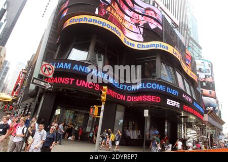 The ABC channel SuperSign in Times Square, New York City, NY, USA ...