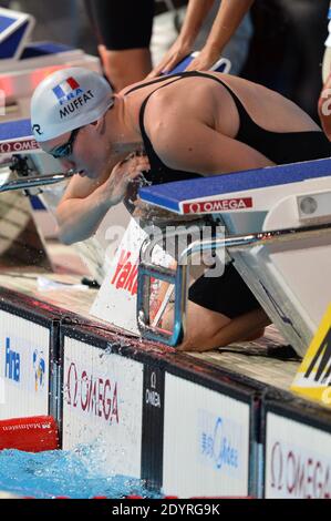 France's Camille Muffat Women's 400 m freestyle series during the 15th FINA Swimming World Championships at Montjuic Municipal Pool in Barcelona, Spain on July 2013. Photo by Christian Liewig/ABACAPRESS.COM Stock Photo